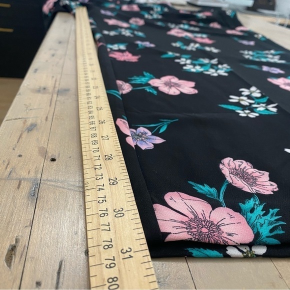 Lane Bryant Allie Wide Leg Floral Comfort Stretch Trouser Pants, Women’s Size 26 - Picture 10 of 11